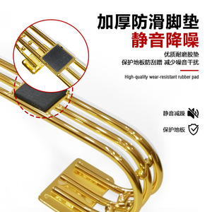 Soporte para Patas de Sofá Wansheng de 12 cm, Color Oro Titanio, Moderno, Simple, Decorativo, Reforzado con Acero, con Cuentas Soldadas, para Uso Doméstico - Product Image 5