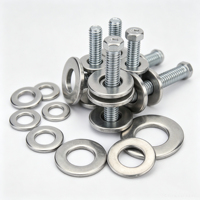 Factory Supply 304 Stainless Steel Flat Washer GB97 Standard Automotive Use Plain Washers for Screws/Bolts Hardware Fasteners