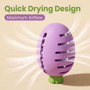Support en silicone en forme de cactus pour éponge de maquillage, élastique, ventilé, séchage rapide, étui de rangement pour éponge cosmétique - Product Image 5