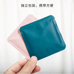 Bolsa de Papel de Aluminio Qianzhou para Empaque de Té Pequeño, 3-5g, Té de Roca Wuyi Da Hong Pao, Paquete Triangular, Impresión de Logotipo Personalizado - Product Image 2