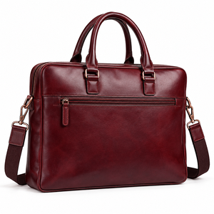 Bolso de Trabajo de Cuero Premium con Compartimento para Portátil para Profesionales de Negocios, Documentos de Oficina, Accesorios de Computación y Uso Diario - Product Image 2
