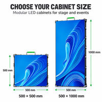 Écran LED de location extérieur P3.91, étanche IP65, couleur intégrale, mural vidéo modulaire 4K, 500x500mm, 120Hz pour scène, concert, événement, affichage