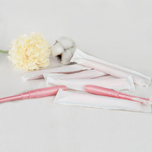 유기농 코튼 포인트 클린 탐폰 기간 제조업체 일회용 여성 어플리케이터 탐폰 - Product Image 5