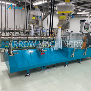 Promotional <b>Plant</b> <b>Based</b> Food Vegan Products Machine Double Screw Extruder Soy Curls Manufacturing Equipment - Product Image 2