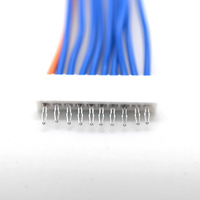 Vorgekrimptes 10-poliges Flachbandkabel JST-Kabelbaum Nylon-PVC Verzinntes Kupferkabel-Set für PCB Elektronik Industrie