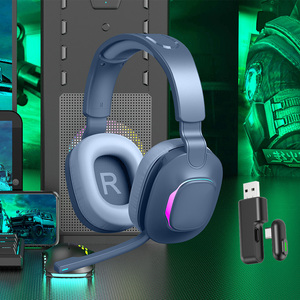 2 en 1 Dongle Bluetooth Auriculares personalizados Teléfono 2,4G Auriculares inalámbricos Micrófono - Product Image 3