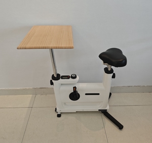 3-IN-1Spin Bike, <span class=keywords><strong>bicicleta</strong></span> de escritorio todo en uno con ejercitador de pedales, <span class=keywords><strong>bicicleta</strong></span> de Ciclismo de interior con resistencia ajustable con mesa - Product Image 1