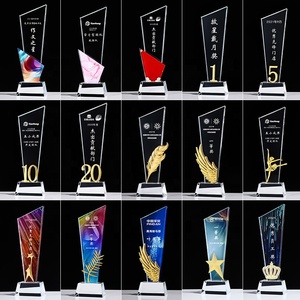 क्रिस्टल कस्टमाइज्ड मल्टी शेप साइज स्पोर्टिंग इवेंट अवार्ड K9 क्रिस्टल क्रिकेट ट्रॉफी का सम्मान - Product Image 3