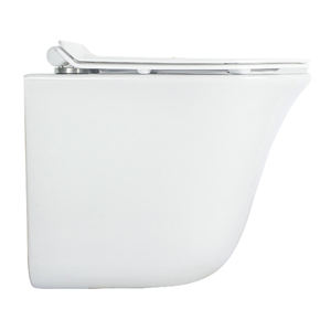 Piège en P <span class=keywords><strong>suspendu</strong></span> CeramicToilette Bidet à chasse d'eau sans monture <span class=keywords><strong>WC</strong></span> Citerne dissimulée Salle de bain Ensemble de cuvette de toilette Toilette suspendue - Product Image 1