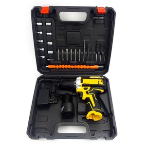 Perceuse pistolet 12V compacte à moteur à balais, batterie lithium rechargeable, vitesse variable en continu, réversible - Perceuse multifonctionnelle - Product Image 1