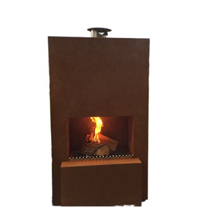 เตาไฟเหล็กคอร์เทน ดีไซน์โลหะคลาสสิก เคลือบผงสี สำหรับสไตล์คลาสสิก - Product Image 1