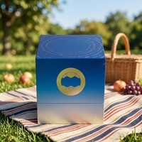 Boîte cadeau de luxe en carton rigide imprimé sur mesure, avec logo personnalisé en feuille d'or