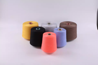 The Factory Produces All Kinds of High Quality Socks Yarn 100% Polyester Spinning Polyester Color Yarn