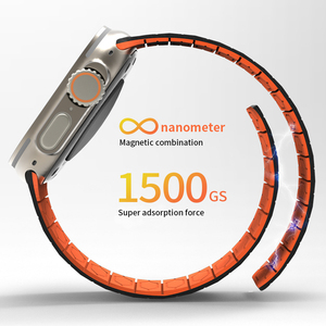 Commercio all'ingrosso 49mm serie <span class=keywords><strong>se</strong></span> 9 8 7 6 5 4 3 2 1 cinturino in silicone ultra cinturino cinturino magnetico per <span class=keywords><strong>apple</strong></span> - Product Image 2