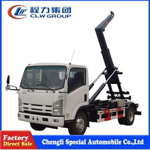 Suministro directo de fábrica <span class=keywords><strong>ISUZU</strong></span> 4X2 5Ton Hook Lift Truck Hook Arm Dumpster Garbage Truck <span class=keywords><strong>Precio</strong></span> - Product Image 2
