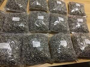 Penjualan laris kait jepret putar bantalan bola padat Aksesori atasan konektor jepret bergulir tali pancing lintas garis tiga arah - Product Image 6