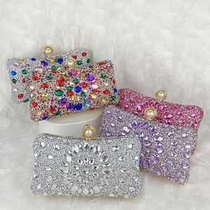 Düğün Gelinlik Balo Elmas Taşlı Çanta Kadın Boncuklu Kristal Debriyaj Abiye Çanta - Product Image 1