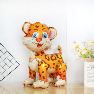 Ballons animaux en aluminium <span class=keywords><strong>Jungle</strong></span> <span class=keywords><strong>Safari</strong></span> Thème Enfants Cadeaux Fête <span class=keywords><strong>Jungle</strong></span> <span class=keywords><strong>Safari</strong></span> Grand ballon debout Décoration d'anniversaire pour enfants - Product Image 3