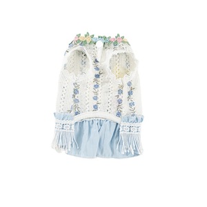 Robe pour <span class=keywords><strong>chien</strong></span> MSYO printemps-été, style coréen mignon, jupe pour chiot, vêtements décontractés légers pour petits chiens - Product Image 5