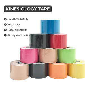 Cinta de Kinesiología de 5 cm x 5 m, Impermeable, Deportiva, <span class=keywords><strong>para</strong></span> Músculos, <span class=keywords><strong>Terapia</strong></span> Sintética, Algodón Transpirable, Logotipo Personalizado, Cinta K - Product Image 3