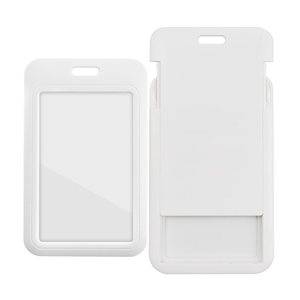 Étuis rigides en plastique avec fenêtre transparente, porte-cartes d'identité pour employés, étudiants, cartes <span class=keywords><strong>de</strong></span> crédit, cartes d'exposition, porte-badges d'étudiant - Product Image 2