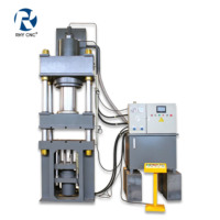 Presse hydraulique automatique à quatre colonnes et trois poutres Y27-315T pour le formage de coques d'évier et d'ustensiles de cuisine en acier inoxydable