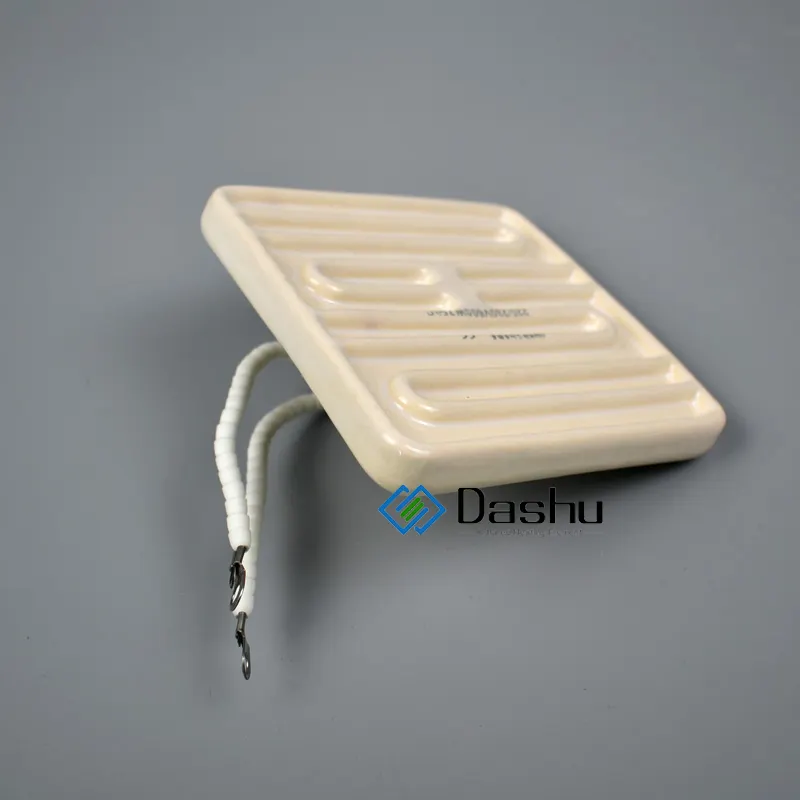 DaShu Factory Supply Rectangle Infrared Ceramic Solid Ir Heater Emitter Panel Heating Element