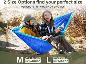 Hamaca Portátil <span class=keywords><strong>Goodwin</strong></span> Camping de Nailon 210D para 1-2 Personas, Capacidad de Peso de 150 kg, para Senderismo, Viajes, Excursionismo, Todas las Estaciones - Product Image 3