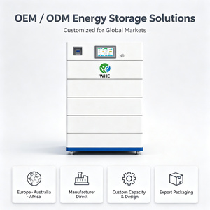 Sistema de Almacenamiento de Energía Comercial Fuera de la Red WHE WHE-STACK-51.2V Serie 112kWh LiFePO4, Protección IP20, Enfriamiento por Convección Natural - Product Image 6