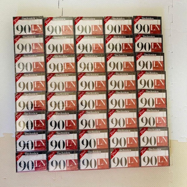 90MIN CASSETTE TAPES 2 PACK X40 SET SEALED LOW NOISE RARE LOT