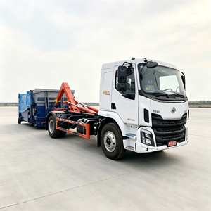 Camion à ordures Dongfeng Liuzhou Chenglong Roll-On/Roll-Off personnalisable avec benne amovible et système de levage par crochet pour l'assainissement urbain - Product Image 4