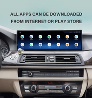 Accessoires de voiture, lecteur DVD de voiture, écran tactile 14,9 pouces, navigation GPS, Carplay, autoradio stéréo WIFI Android pour BMW X5 E70 X6 E71