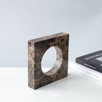 Ornement en marbre de style européen moderne, créatif, en forme d'arche, objets décoratifs doux pour la maison, pour le salon