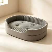 Nichoir pour chien prêt à l'emploi, adapté à toutes les saisons, niche pour chat, lit pour animaux de compagnie, grand lit pour chien, tapis rafraîchissant type canapé, pour petit chien Teddy
