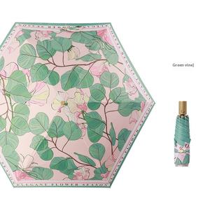 70% <span class=keywords><strong>parapluie</strong></span> pliant automatique ultra-léger nouveau Style rétro français pluie brillant Composite couleur Protection UV Logo de voyage - Product Image 6