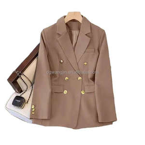 <span class=keywords><strong>Chaqueta</strong></span> de Oficina de Manga Larga de Color Sólido para <span class=keywords><strong>Mujer</strong></span>, <span class=keywords><strong>Talla</strong></span> <span class=keywords><strong>Grande</strong></span>, Conjunto de <span class=keywords><strong>Traje</strong></span> Mini para Negocios - Product Image 4