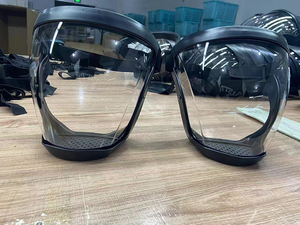 PC chống sương mù nhựa bảo vệ rõ ràng an toàn khuôn mặt lá chắn đầy đủ mặt bảo vệ Bìa - Product Image 3