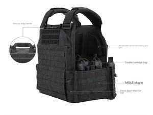 เสื้อกั๊กยุทธวิธีไนลอนอเนกประสงค์ขนาดใหญ่ ทนทาน ปลดเร็ว อุปกรณ์ป้องกันสำหรับกิจกรรมกลางแจ้งสำหรับผู้ที่ชื่นชอบ - Product Image 3