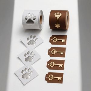 Etiquetas Personalizadas Impresas, Adhesivos de Vinilo Resistentes al Agua y Ecológicos, Paquete de Adhesivos Autoadhesivos con Logotipo, Hojas de Adhesivos Kiss Cut Hechas en EE. UU. - Product Image 2