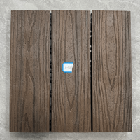 WPC Ineinandergreifende Bodenfliesen 30,5 cm x 30,5 cm Kunststoff-Holz WPC DIY Terrassenfliesen WPC Outdoor-Gartenfliesen für den Außenbereich