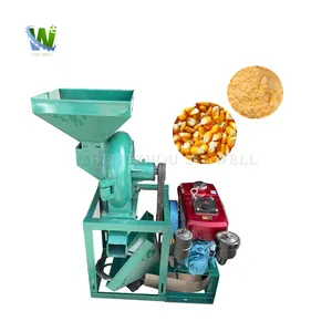 Mini Flour Milling Grinding Machine Rice Corn Herbs Cereal Grinder Electrical Corn Grain Flour Mill Crushing Machine