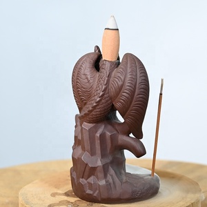 Brûleur d'<span class=keywords><strong>encens</strong></span> à refoulement en céramique chinoise SHUNJIAFU en forme <span class=keywords><strong>de</strong></span> dragon pour cônes d'<span class=keywords><strong>encens</strong></span> au bois <span class=keywords><strong>de</strong></span> santal, décoratif - Product Image 3