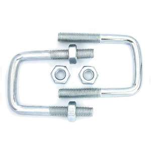 Custom Size Square U Bolts Precision Threaded Fasteners Structural Steel/Aluminium <b>Frames</b> Pipe <b>Clamps</b> Mechanical Installations - Product Image 1