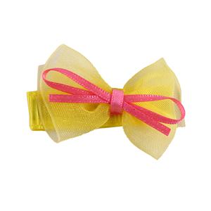 Barrettes pour cheveux d'enfants en feutre fait main en gros, forme de papillon lunaire scintillant, personnalisées - Product Image 6