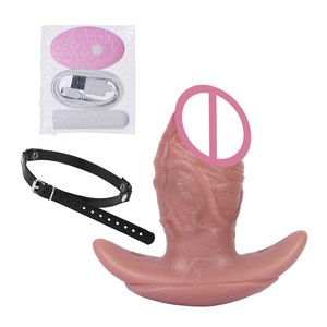 Meistverkaufter Dildo Analplug aus Sicherem, Weichem Silikon mit Vibrationsfunktion Erwachsenen-Spielzeug Großer Analplug - Product Image 3