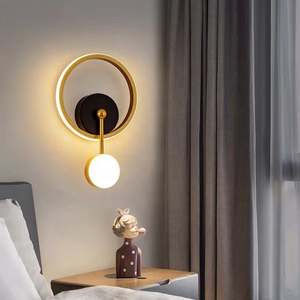 Sunsir SKD Appliques murales à LED métal acrylique Appliques murales or - Product Image 1