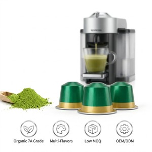 Capsules de Matcha Pur Cérémonial Goma Bio Grade 7A Compatibles avec les Machines à Café Poudre de Thé Instantané Sain - Product Image 1