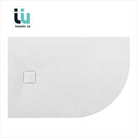 Twowin Cocustom Bac de douche moderne minimaliste à drainage rapide, antibactérien et facile à nettoyer