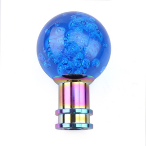 Crastp Crystal Gear Shift Knob Blue Acrylic Bubble Manual Automatic Transmission Car <b>Interior</b> <b>Accessory</b> - Product Image 3