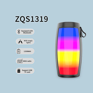 ZQS 1319 Altoparlante Portatile Wireless con <span class=keywords><strong>4</strong></span> Luci RGB, Lettore MP3 per Esterni, Bassi Potenti, Mini Speaker per Feste - Product Image 2